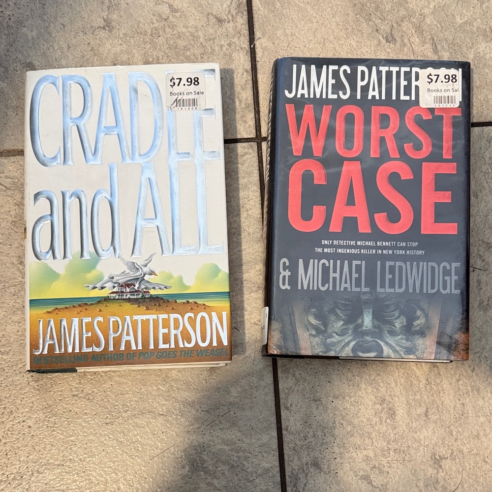 2 James Patterson Books